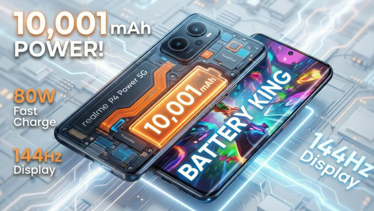 Realme P4 Power 5G features.